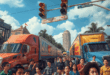 Trucks Change Traffic Lights
