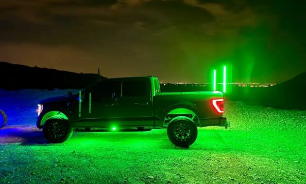 Whip Lights on Truck