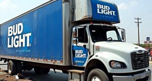 Bud Light Truck Crash