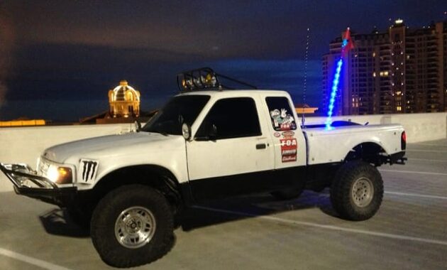 Whip Lights on Truck